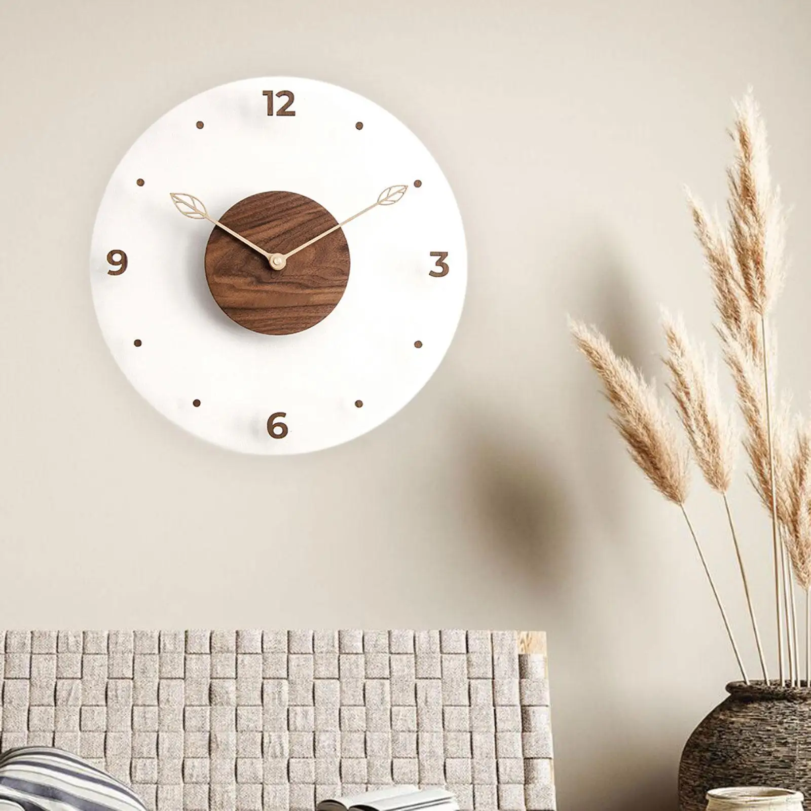 Large Wall Clock Nordic Style Decoration Clock for Bedroom Office Kitchen