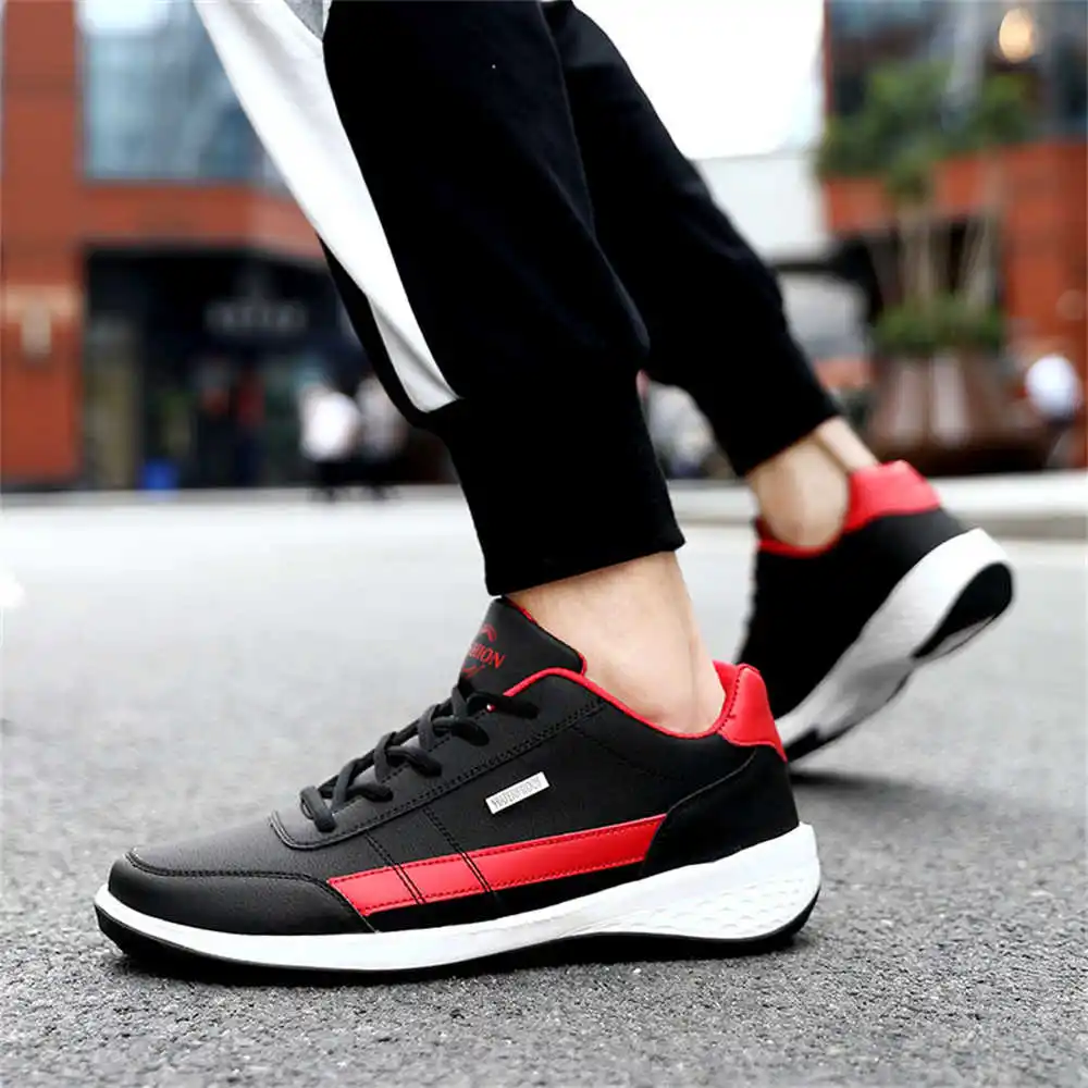 

Мокасины с толстой подошвой номер 39, мужские вулканизированные мужские осенние ботинки, кроссовки, красные, черные спортивные дизайнерские товары Tennes