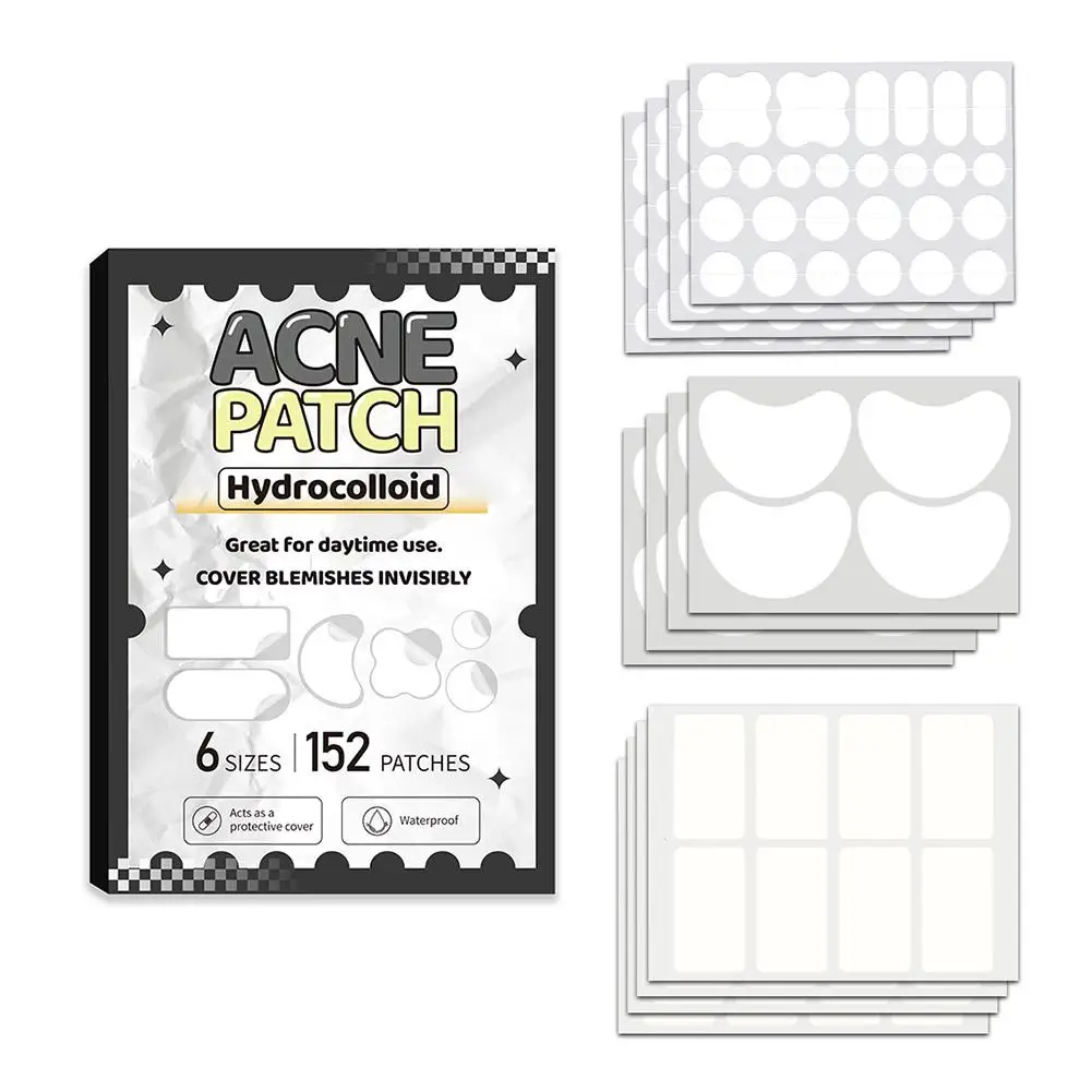 Large Size Combination Acne Patch Hydrocolloid Oil control nose patch Anti-Acne Invisible Acne Removal Skin Care Stickers