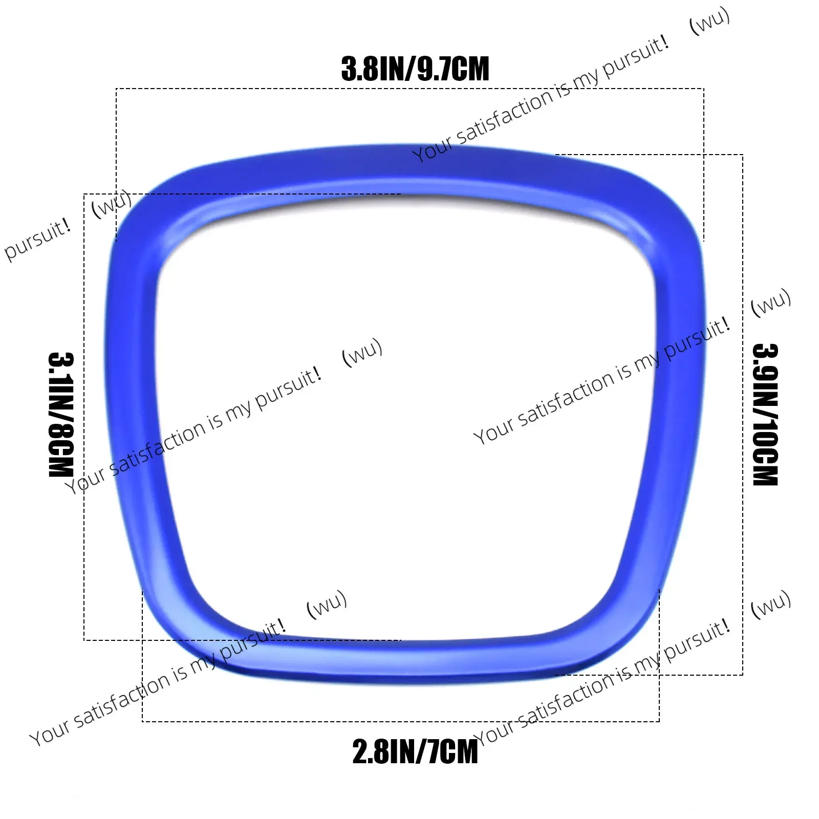 For Audi A4 B6 B7 B8 A6 C6 A5 Q7 Q5 A3 8P S3 8v Car Steering Wheel Center Panel Circle Stickers Cover Trim Interior Accessories