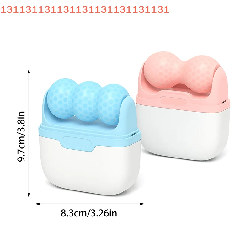 얼굴 및 눈 통증 완화용 아이스 롤러, 얼굴 냉 마사지 롤러, 피부 관리, 메이크업 관리 도구, 2 in 1