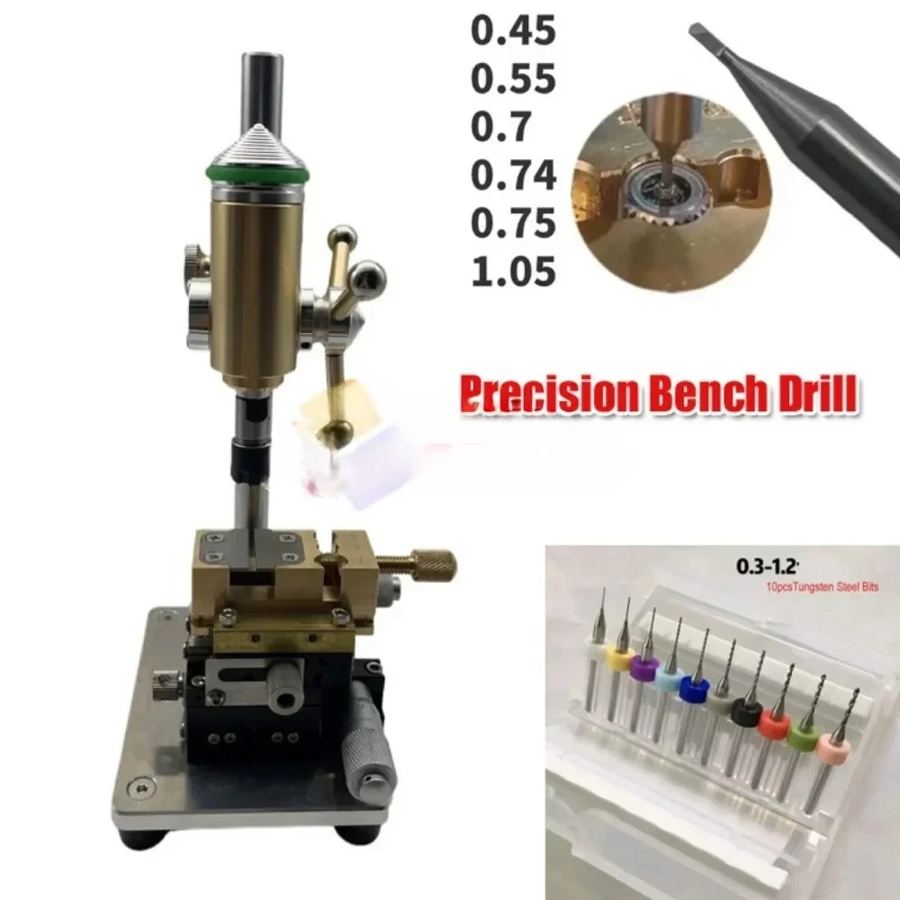 Watchmaker Tools Multifunction Precision Bench Drill Crown Punch Remove