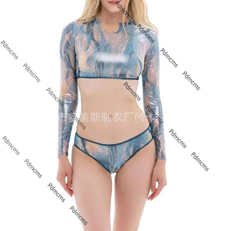 

2025 new Russian vest women's mesh sunscreen Купальник