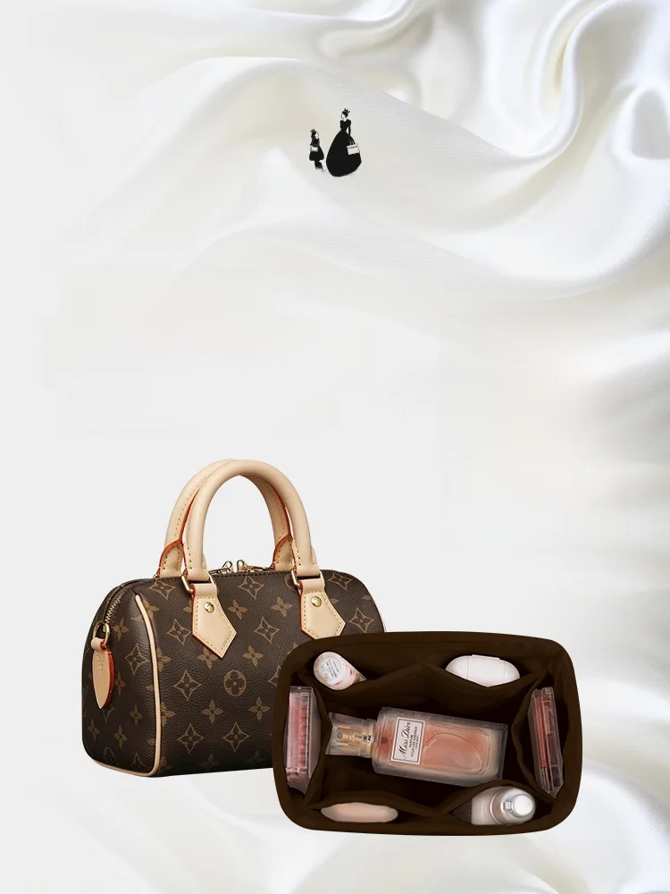 

Kings in Bag Silk Interior Bag for LV Pillow Bag Speedy Nano 6/20/25/30/35 Storage Organizer for Home And Beau
