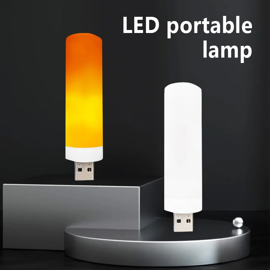 หลอดไฟไฟ LED กลางคืนแบบ USB โคม lampu tidur เปลวเทียนจำลองสำหรับตกแต่งบ้านวันหยุดปาร์ตี้ lampu tidur ไร้เปลวไฟ