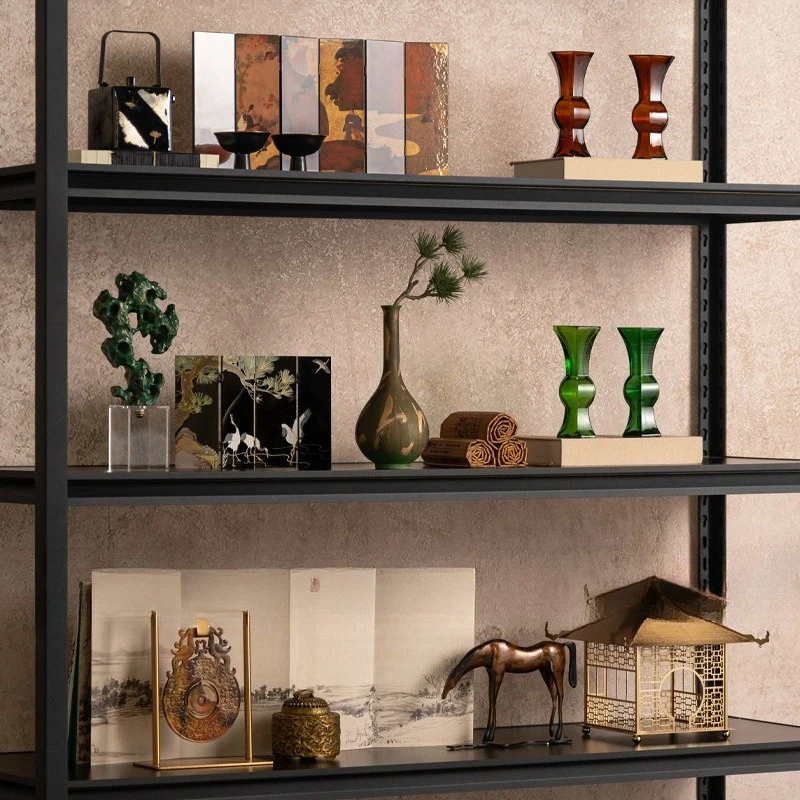 Song Dynasty aesthetic high-end office soft decoration, model room tea room new Chinese Zen ornaments