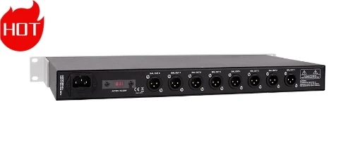 Alctron PRODI8 multi-purpose 8-channel direct injection box eight channels DI Box active Impedance converter for on stage,studio