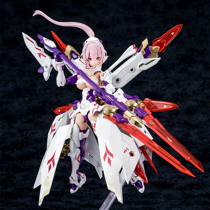 Original Kotobukiya Anime Action Figure MEGAMI DEVICE ASRA NINE-TAILS Assembly Model Kit Collection Toy Gift For Children