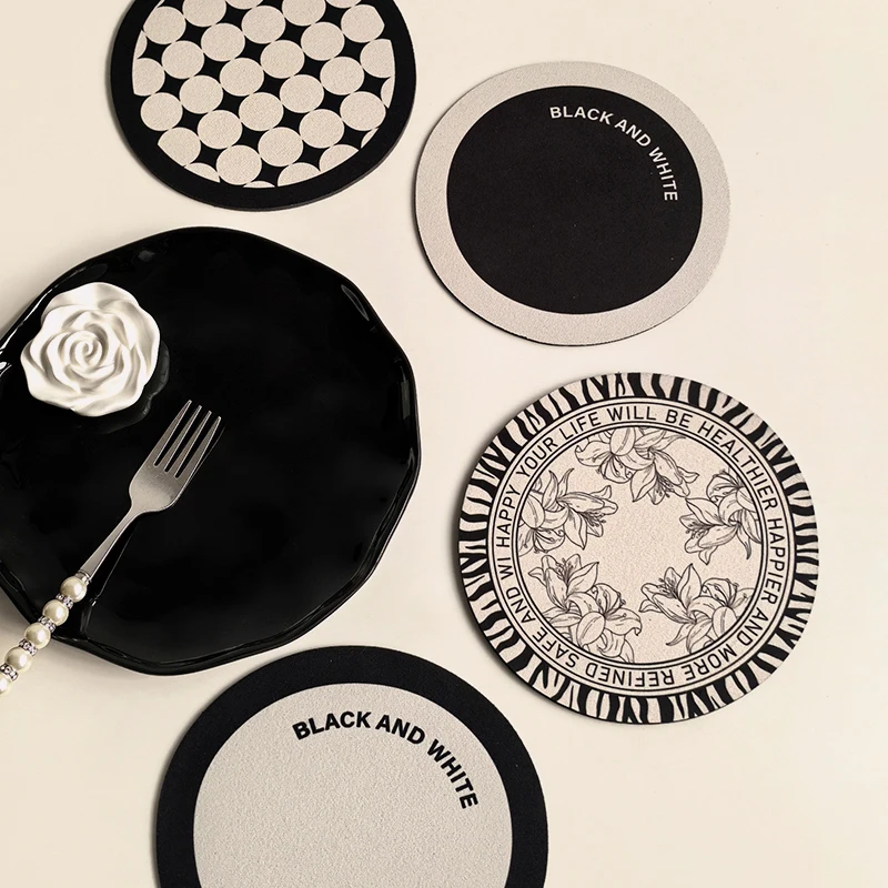 Round Pot Holders Heat Resistant Trivets for Hot Dishes Kitchen Table Mats Cup Coasters Anti-Slip Insulation Pads Kitchen Access
