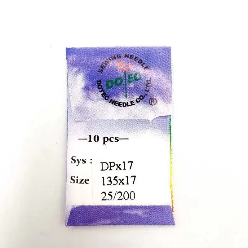 10Pcs 135×17 DP×17 Industrial Sewing Machine Needles Round Head Needle Wear Resistance High Temperature Resistance