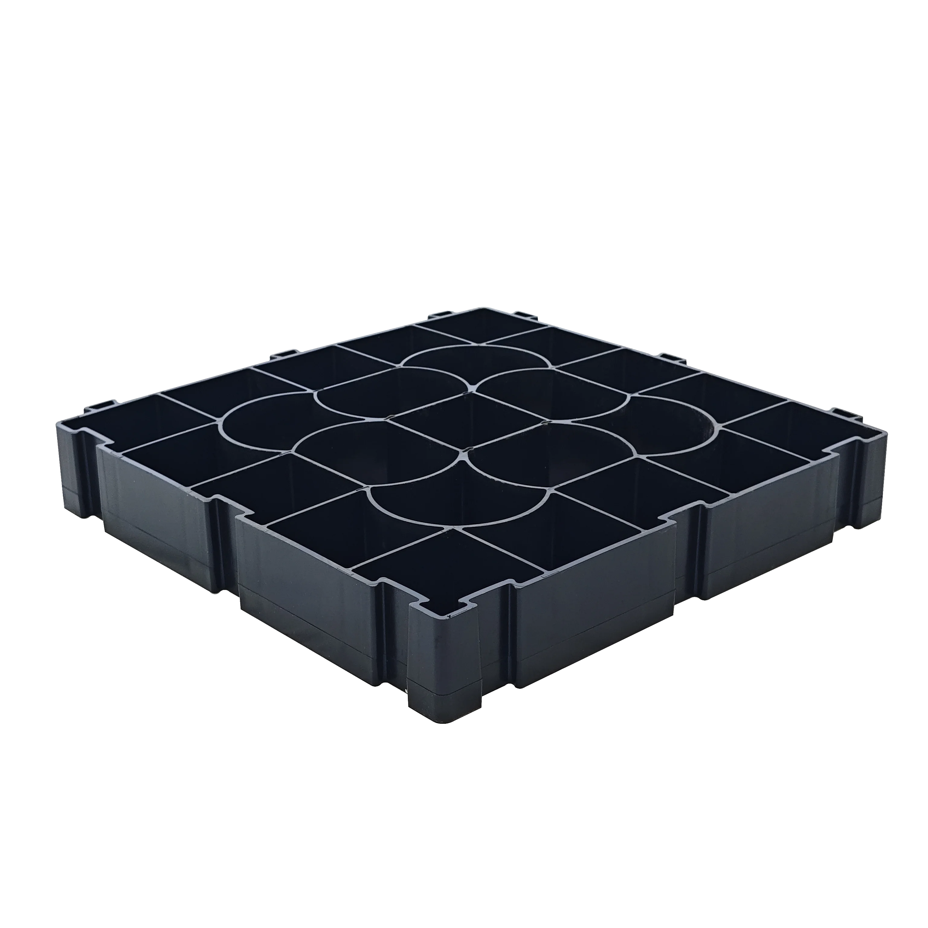 Black Permeable Plastic Grass Pavers Driveway Ground Parking Lots Gravel Grids Grass Protection Grids for Outdoor Sample