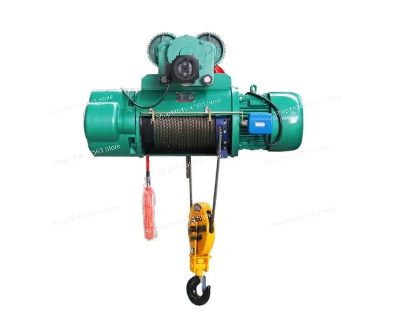 CD1 Type 380V Wire Rope Electric Hoist 1/2/3/5/10T Lifting Crane with Trolley for Overhead Crane Workshop