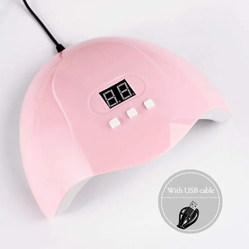 UV Led Lamp Nail Dryer For All Types Gel Varnish Polish Curing 18pcs Leds Lamp For Nail Manicure Machine USB Connector