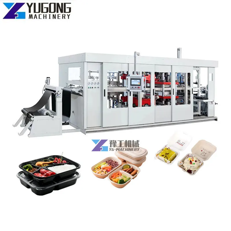 Thermoforming Machines Biodegradable Desktop Plastic Blister Lunch Box Vacuum Forming Machine Thermoforming Machine