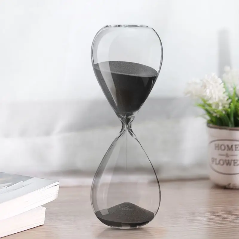 Creative personality hourglass timer 60 minutes quicksand desktop decompression ornament