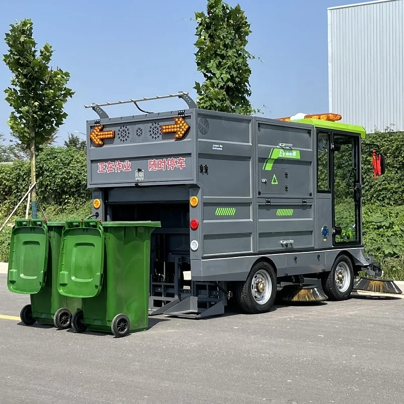 Low Noise Operation Electric Ride on Sweeper Industrial Sweeper Comfortable Seat Design for Extended Cleaning Sessions