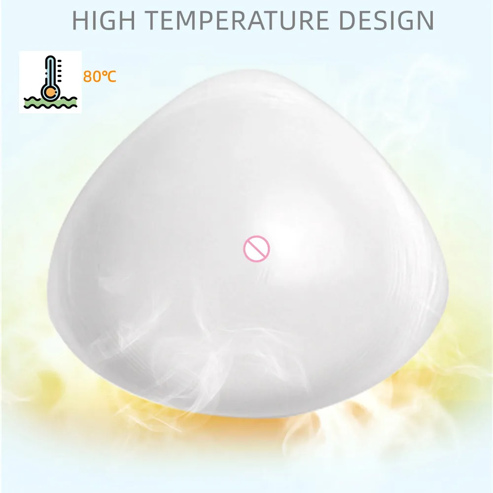 

Hot Spring Swimming Transparent Silicone Breast Forms Fake Tits For Mastectomy Women Mammary Cancer Small Chests Cosplay