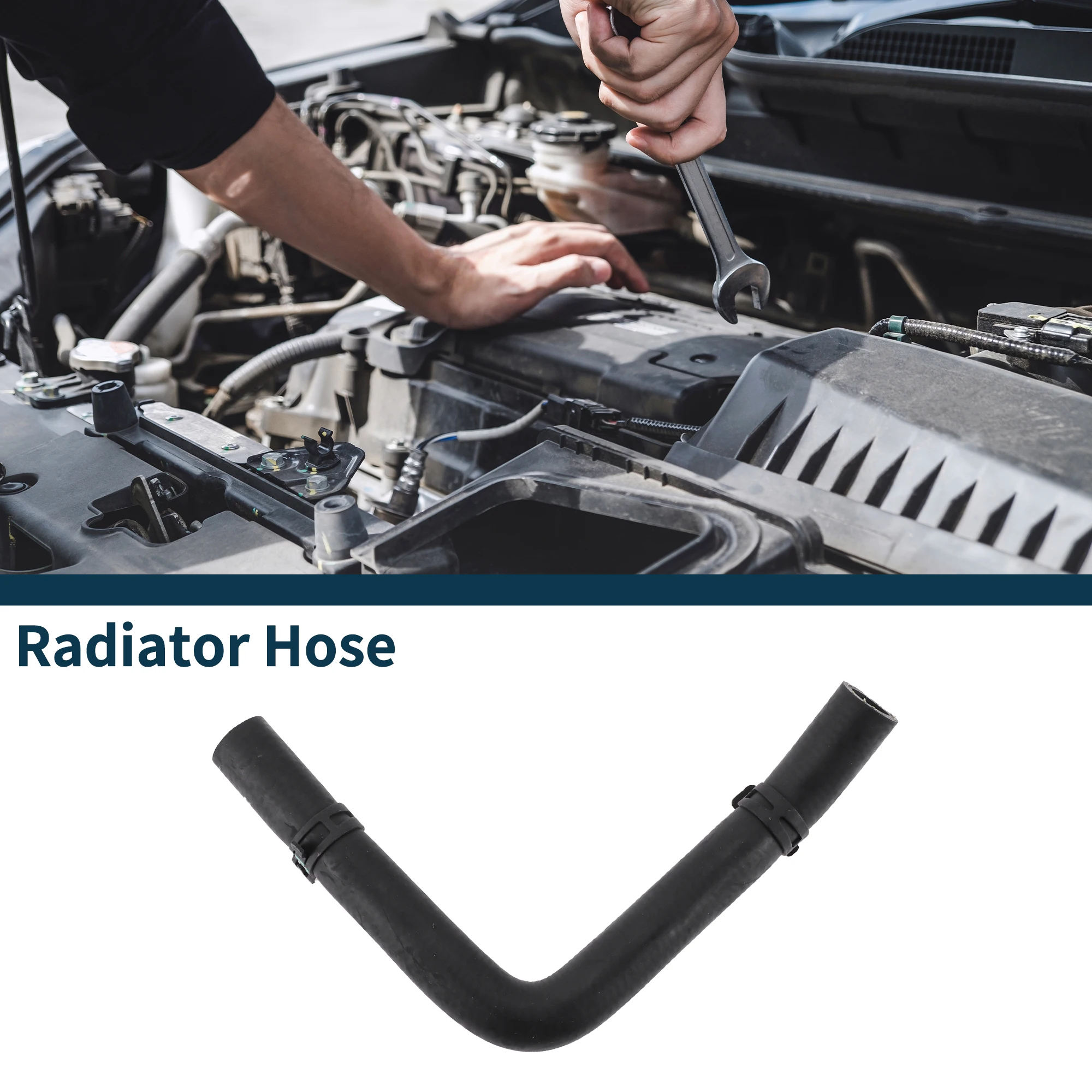 

UXCELL Radiator Hose for Land Rover Range Rover HSE Sport Utility Good Sealing No.PCH501920 Engine Coolant Water Hose Black 1Pcs