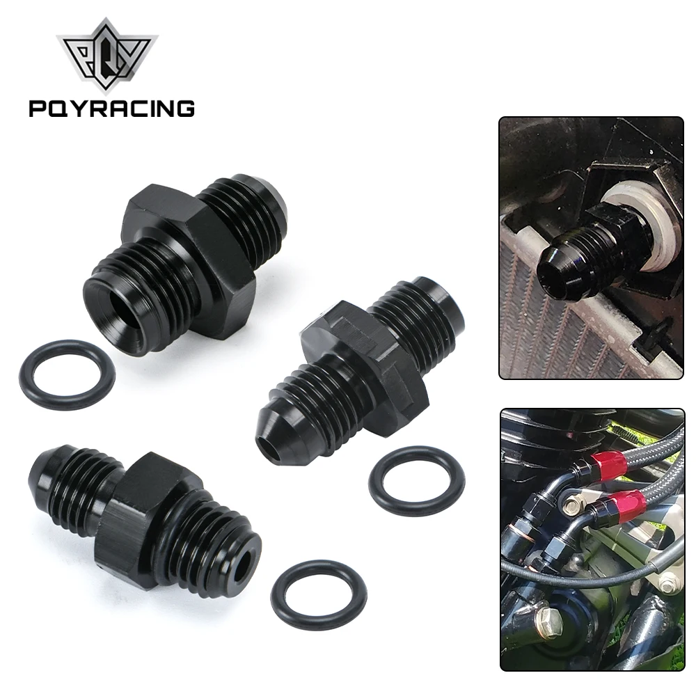 4AN To 7/16-24 4AN to M12*1.5 6AN To 5/8-18 Male Flare To Male Thread Turbo Oil Feed Adapter Fitting for GT25/28/30/35/35R