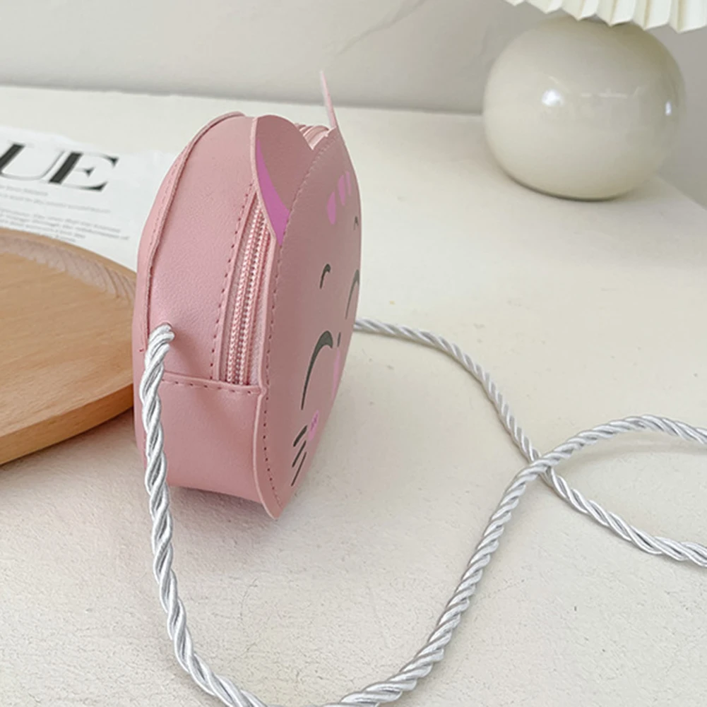 الفتيات لطيف حقيبة حبال الكرتون القط Kawaii حقيبة حقيبة عادية حقيبة كتف صغيرة المدمجة للأطفال حقائب يومية #5