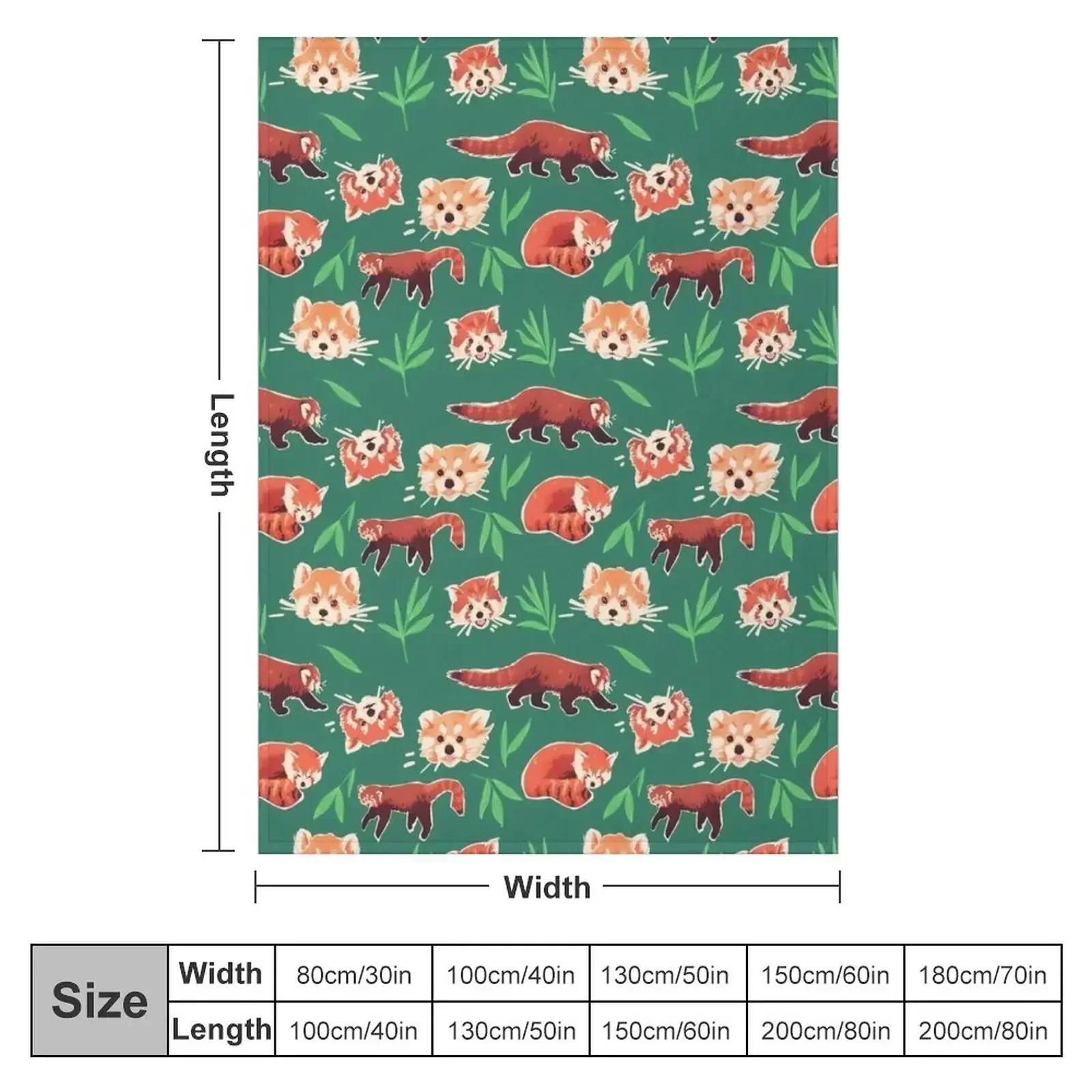red pandas Throw Blanket Giant Sofa Luxury St Sofa cosplay anime Blankets