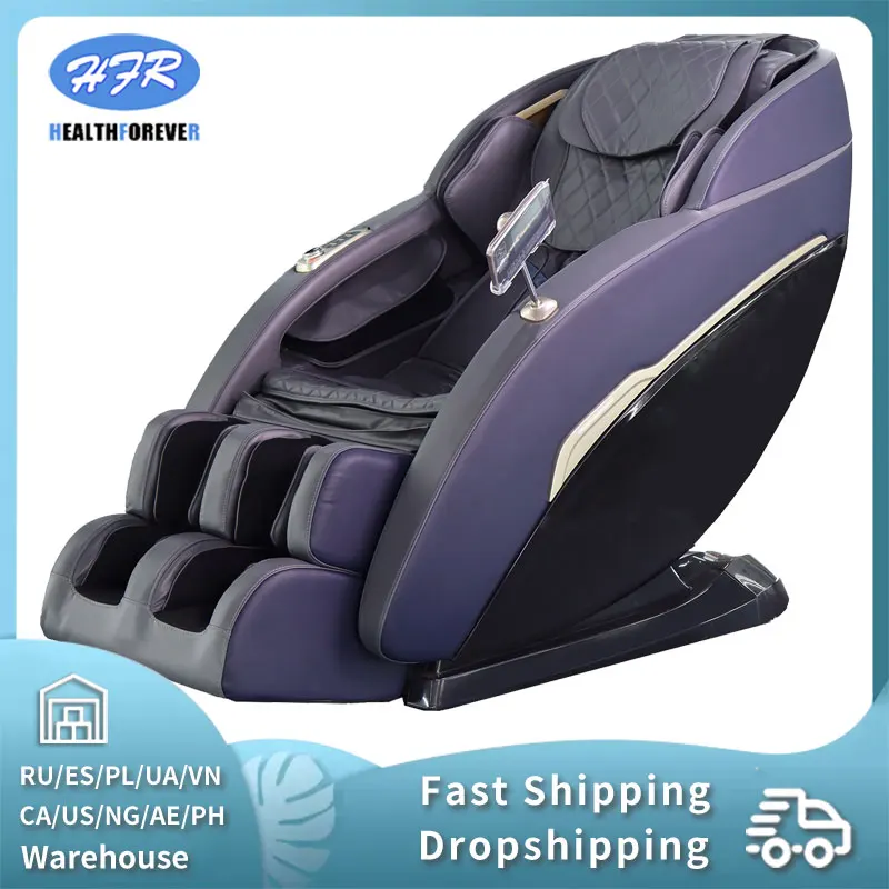 Full Body Zero Gravity SL-Track Shiatsu Massage Chair with Heat Body Scan Bluetooth Foot Roller Electrical 2D Massage Chairs