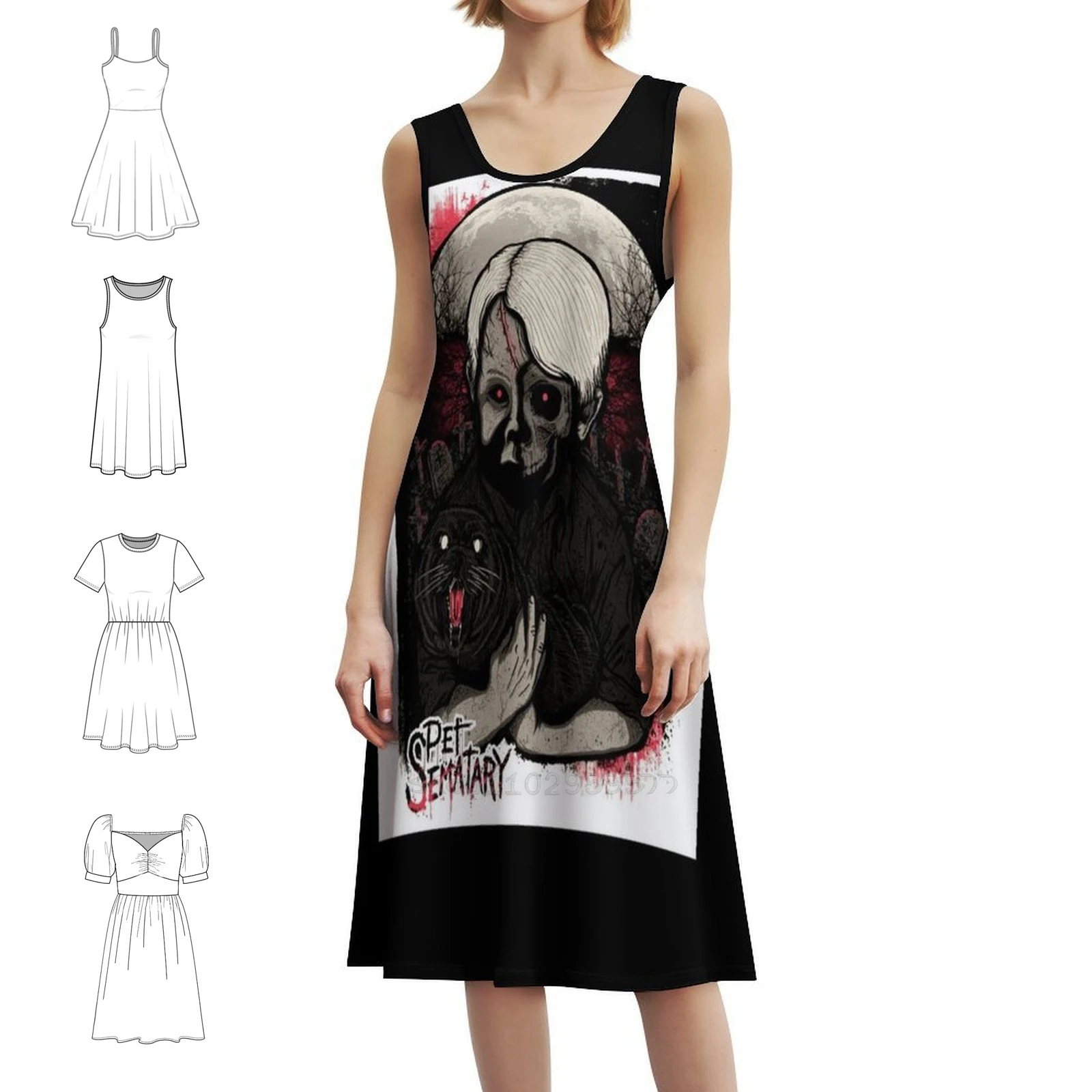 

Плакат для домашних животных, сексуальное платье для отпуска для женщин, мини-платье для пляжной вечеринки, дня рождения, женская одежда для домашних животных