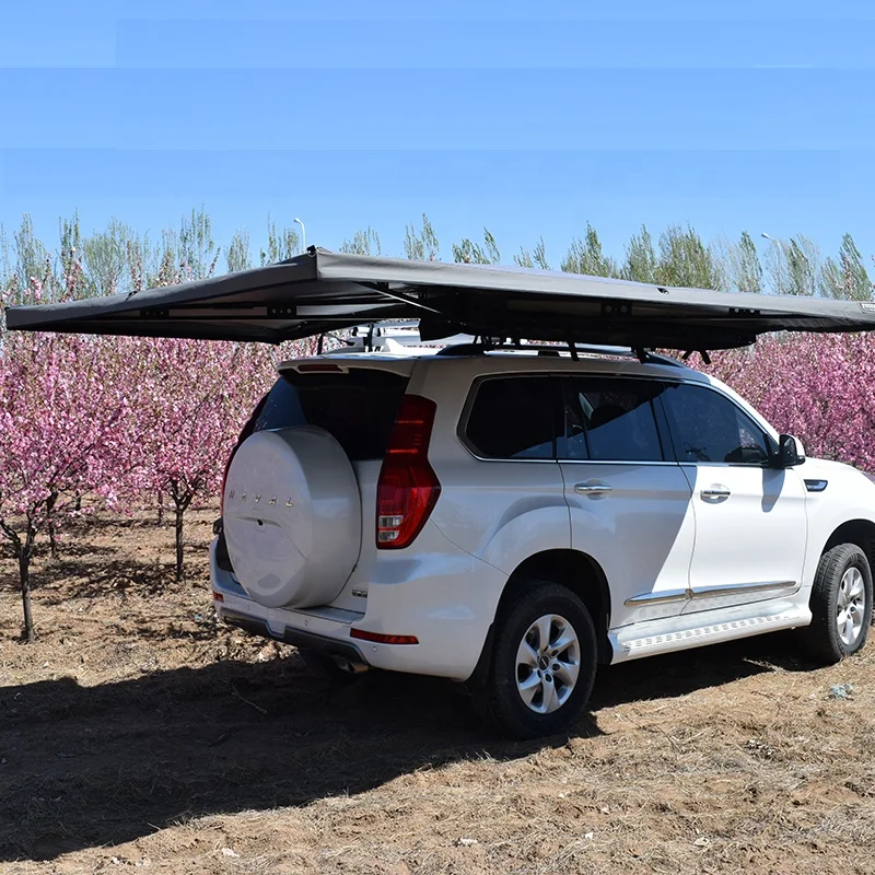 اكسسوارات السيارات 4x4 مظلة قائمة بذاتها 270 درجة مع غرفة الملحق