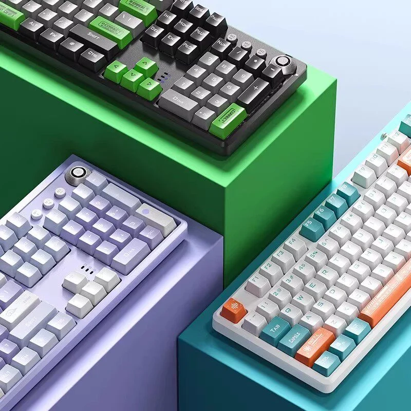 AULA F2088Pro Mechanical Keyboard And Mouse Set Wired 108 Keys Side Printed Keycaps E Sports Gaming For Desktop Computer Office view 2
