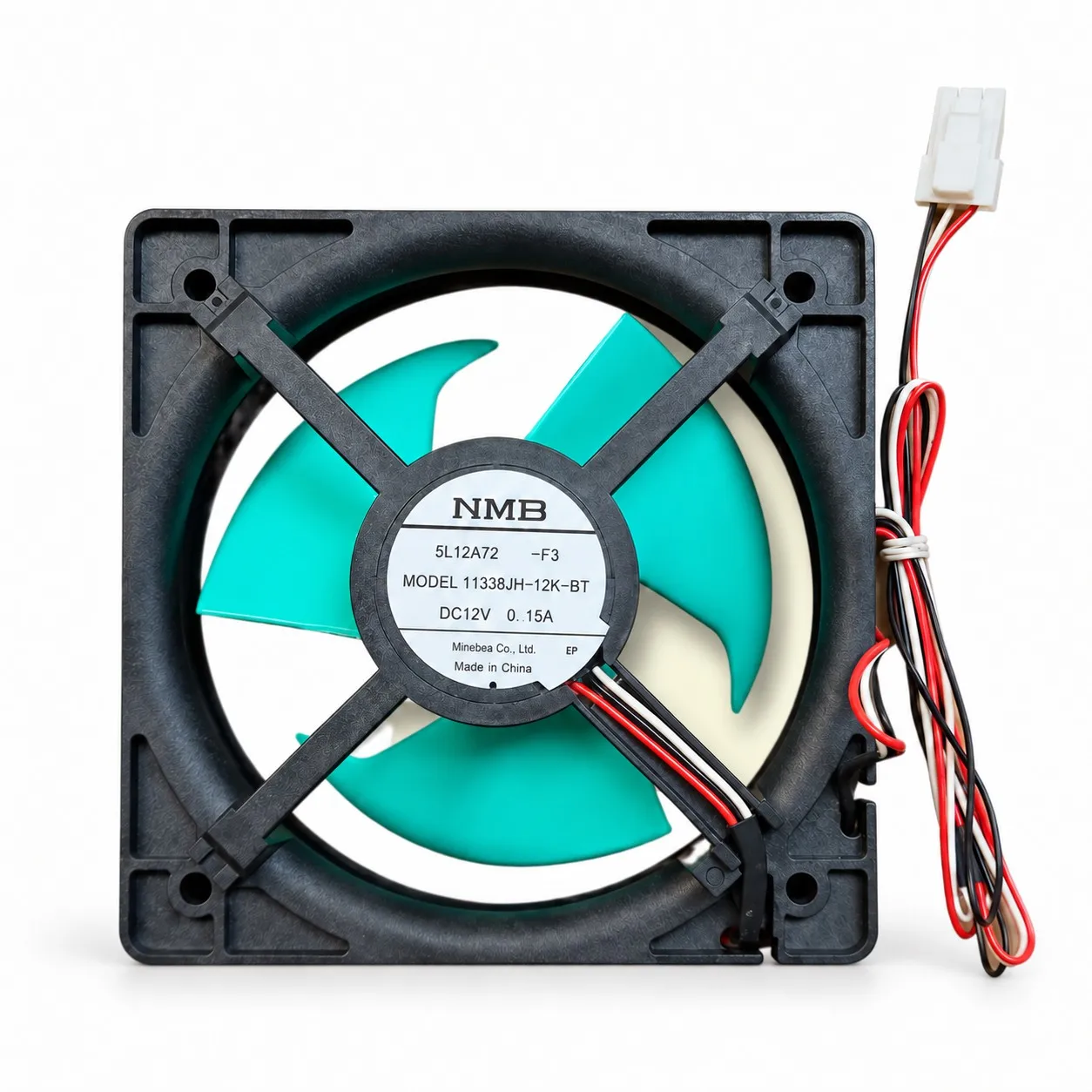 11338JH-12K-BT Cooling Fan DC 12V 0.15A with Pictured Connector for NMB