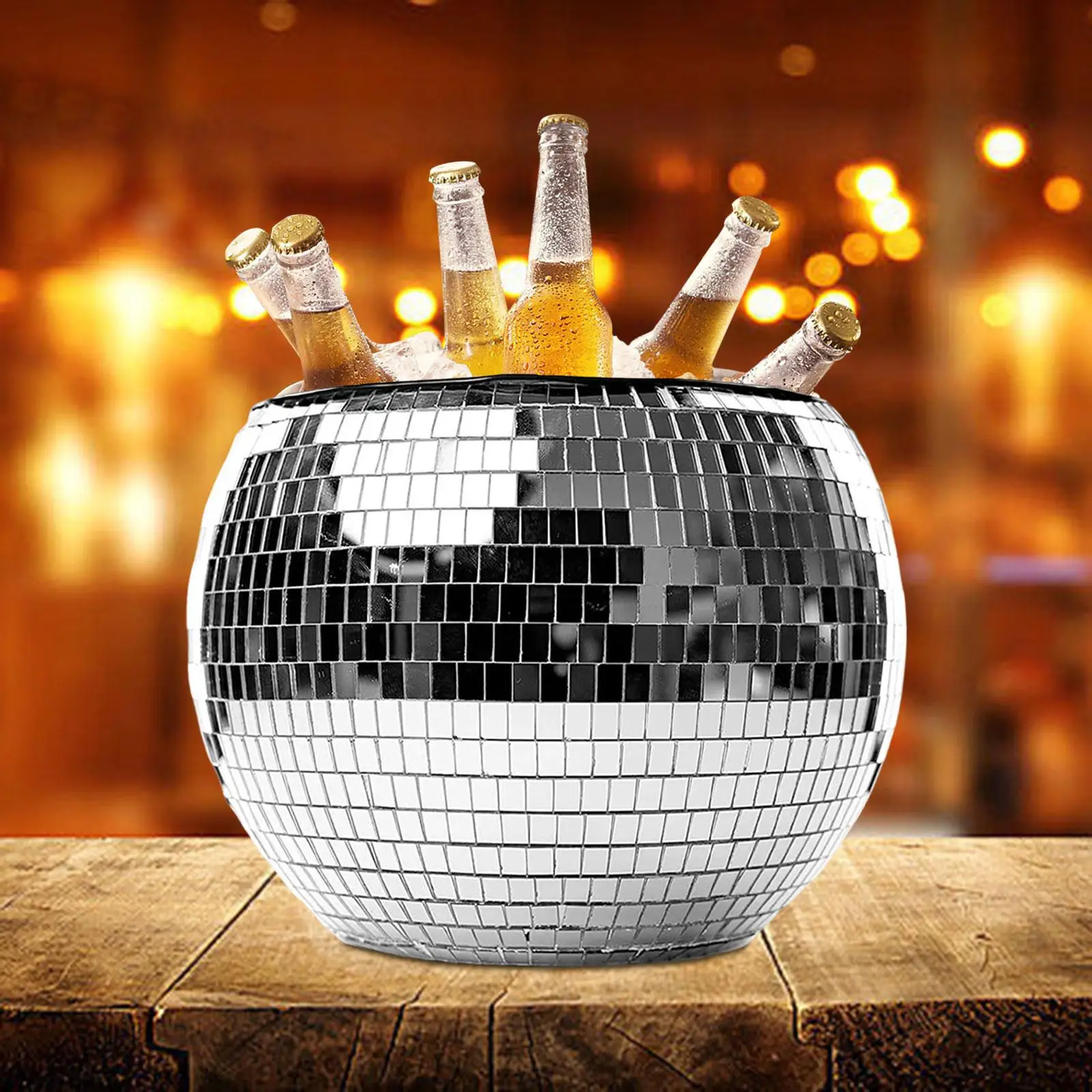 Disco Ice Bucket for Chilled Cocktail Beer Drinking Household