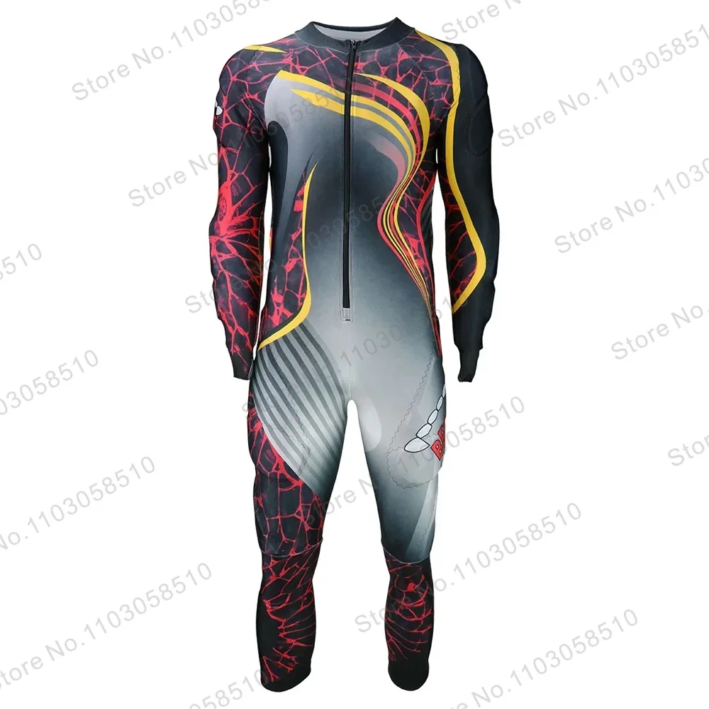 2023 New BEAST Top Gun GS Race Suit Performance GS MEN Race Ski Suits Winter Flange Jumpsuits One Piece Downhill Speed GS Set