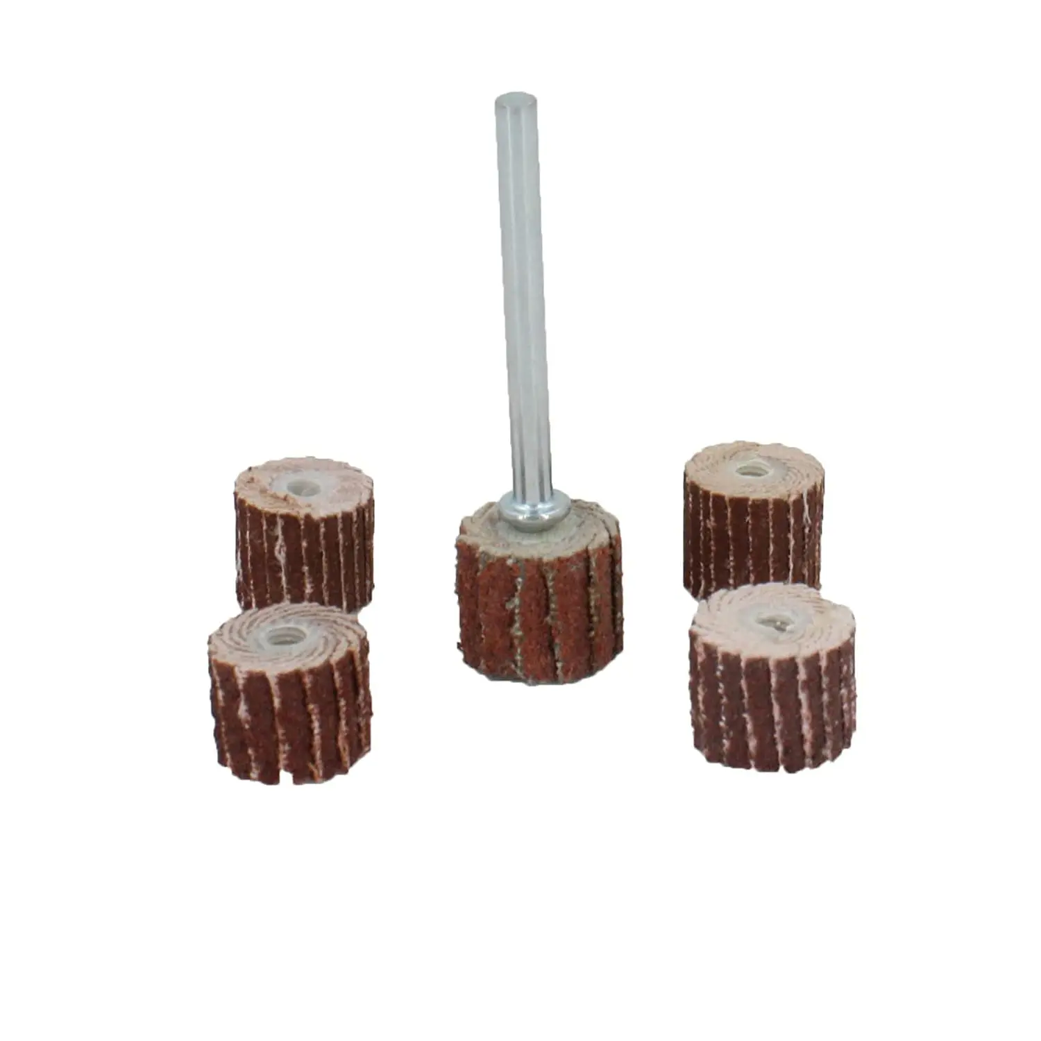 50 pces 10mm abrasivo roda lixadeira conjunto, 80 -600 grit flap lixar roda cabeça disco de moagem com 5 pces 3mmarbor para ferramenta giratória