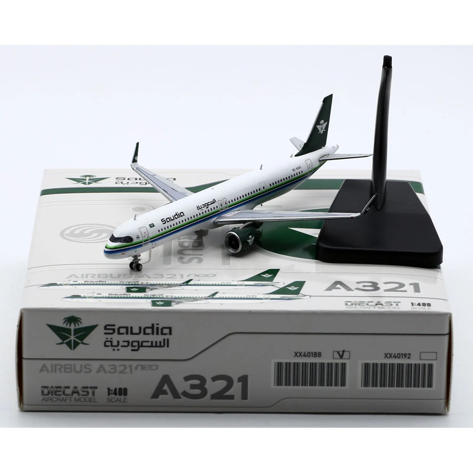 XX40188 Alloy Collectible Plane Gift JC Wings 1:400 Saudi Arabian Airlines \