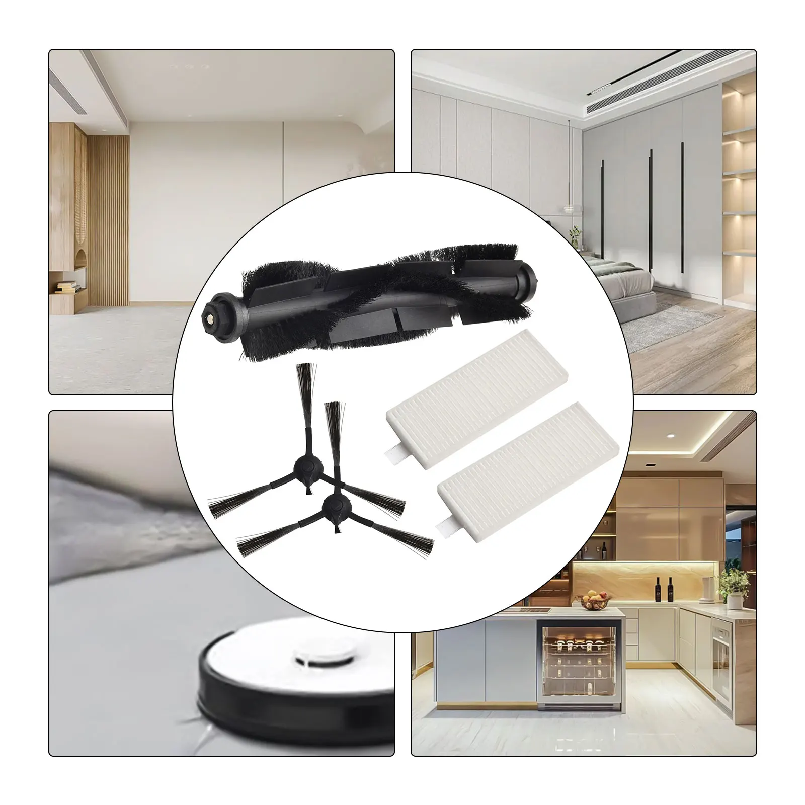 Cleaner Replacement Set Replacement Kit ABS And Nylon Material Air Quality Filter Comprehensive Cleaning Tools