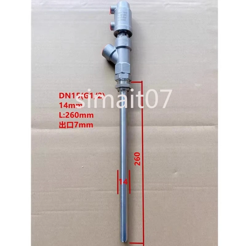 SS Pneumatic Filling Nozzle – Anti‑Drip Cut‑Off Valve for Detergent & Glass Water