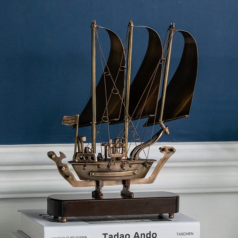 Smooth sailing boat ornament