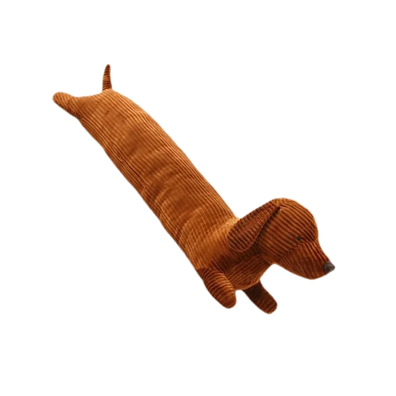 

ABJI-Soft Dachshund Dog Plush Hug Pillow Stuffed Throw Cushion Animal Decor For Home For Kids Gift 50Cm For Sofa