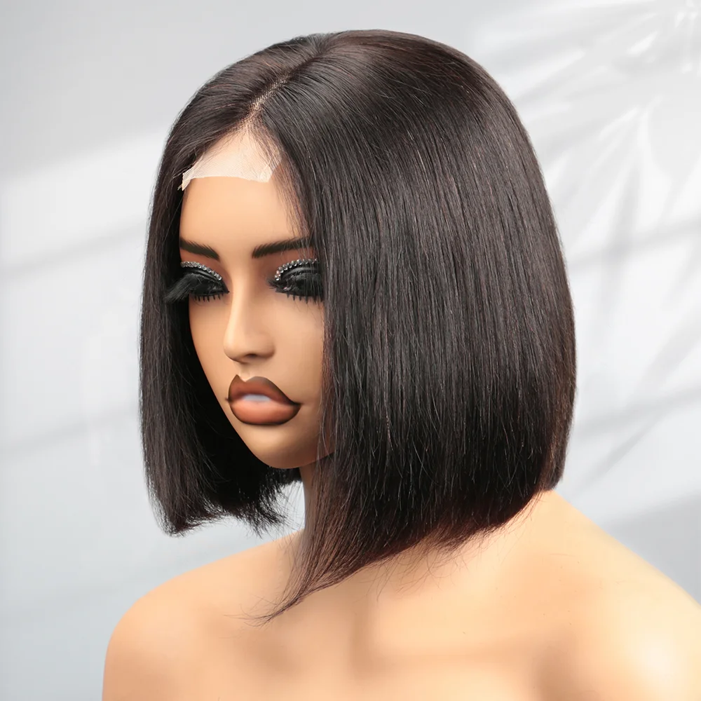 Glueless Wigs Human Hair Straight 13X4 Lace Front Human Hair Wig Natural Color BOB Wig Human Hair 4X6 2X6 4X4 Closure BOB Wigs