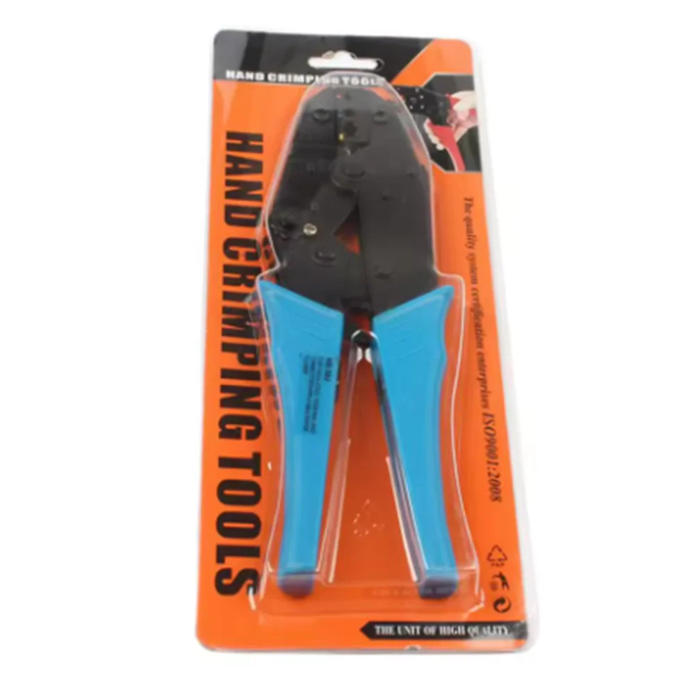 9'' HS Series Electrical Crimping Pliers Ratchet Terminal Crimper for Multiple Connectors Tool for Electrical Work