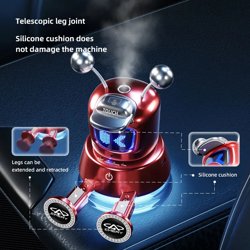 حامل هاتف عطر السيارة آل روبوت ذكي لشيري 06 Omodas Fulwin T9 A8 T8 T10 T6 A9 E05 Arrizo 8 5 Tiggo 8 9 7 5 5X 3X