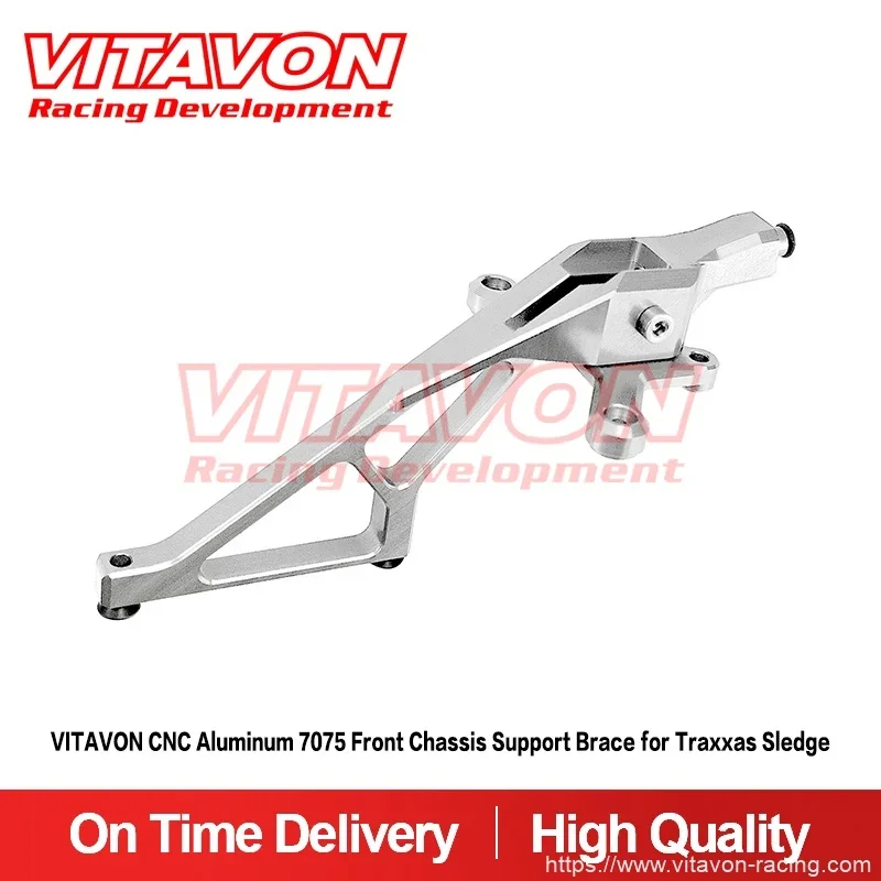 

Vitavon CNC Aluminum 7075 Front Chassis Support Brace for Traxxas Sledge