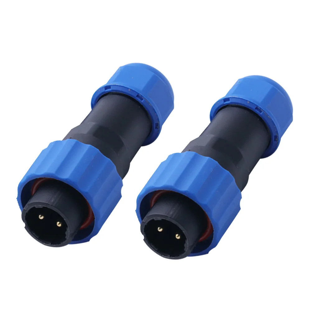10pcs/lot IP68 Waterproof SD16 Aviation Male Plug 2/3/4/5/6/7/9 Pins IP68 SP16 M16 16MM Aviation Plug Wire Connector