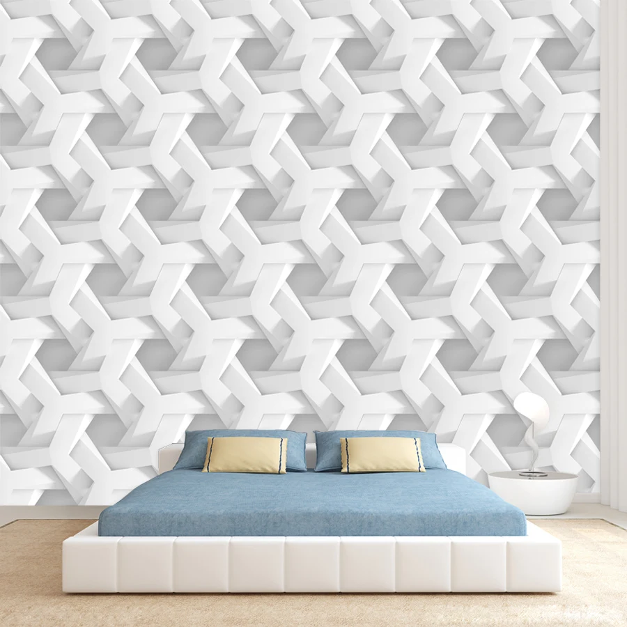 5+ Waterproof Stunning Geometric Bold Design Peel n Stick Wallpaper for Living Room Decoration Wall Art Papers Home Decor Mural