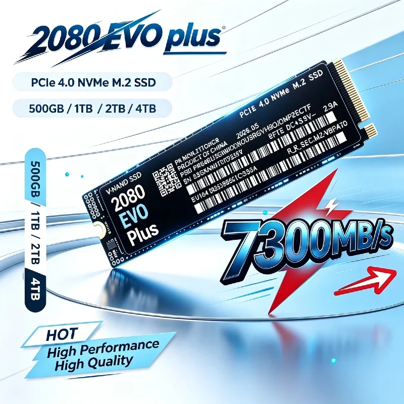 M.2 Nvme 4Tb Pcie 4.0 Ssd - Gaming Internal SSD 2080 EVO Plus
