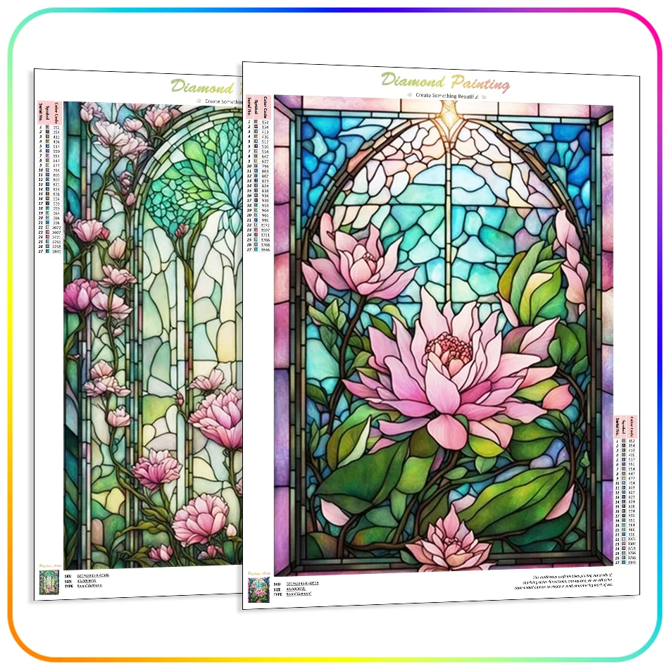 

RUOPOTY-Diamond Painting Flowers Geometry Crystal Rhinestones 5D Diamond Pictures Diy Stitch Kits Diamond Mosaic Wall Decoration