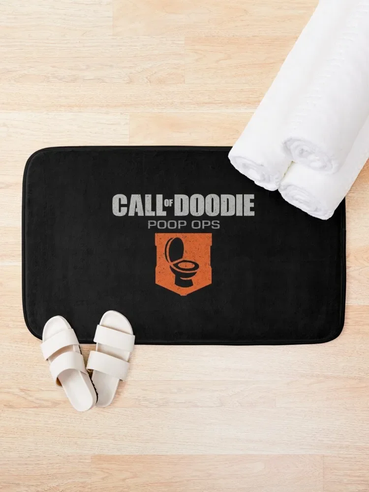 CALL OF DOODIE Bath Mat Bathroom Kit Non-Slip Shower Mat