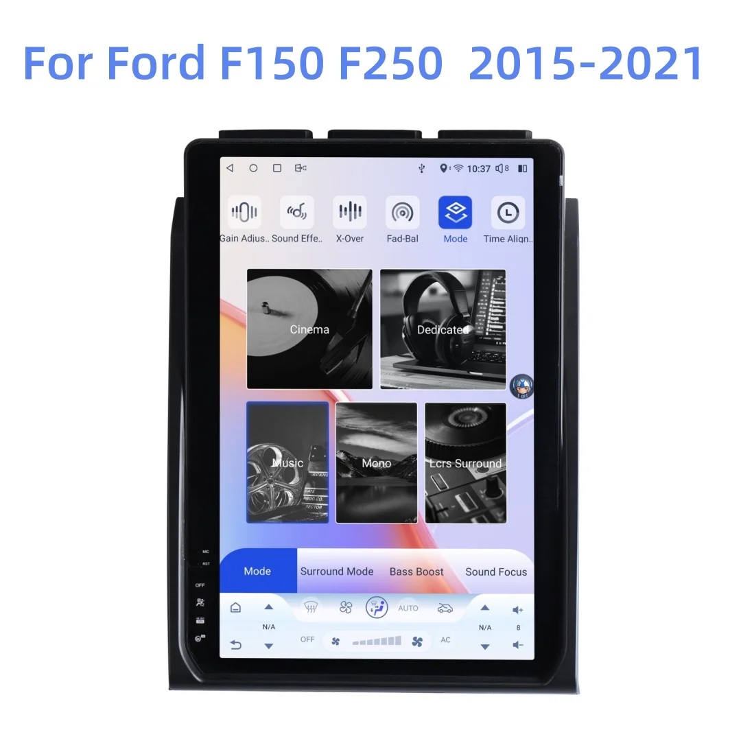 

14.5 Inch Android 8+256GB For Ford F150 F250 2015-2021 Tesla Style Car GPS Navigation Multimedia Player Radio Tape Headunit HD