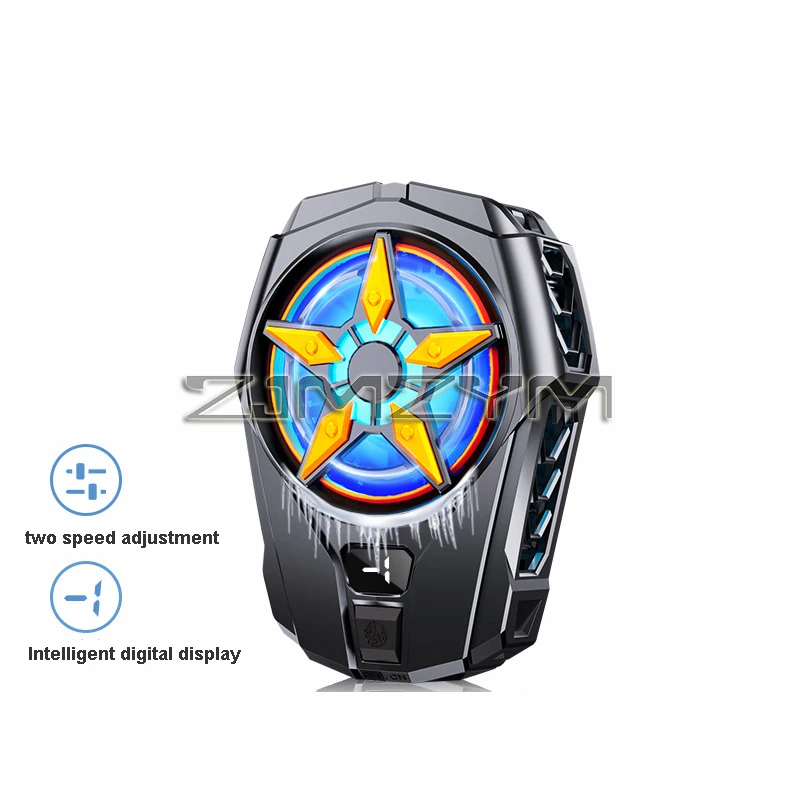Digital Display Mobile Phone Radiator Cooler Mobile Phone Cooling Fan Cool Heat Sink Semiconductor Radiator
