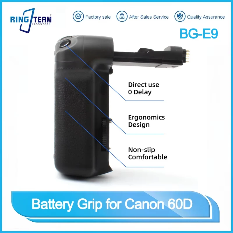 

Battery Grip for Canon Digital Camera BG-E9 Compatible with 60D 60Da Remote Control Accessory for Enhanced Usability